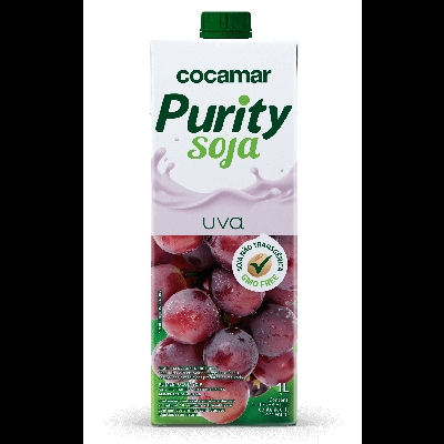 Bebida de Soja Purity Uva 1l