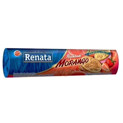 Biscoito Recheado Renata Morango 112g