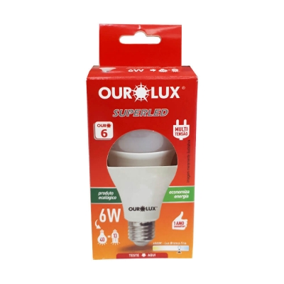 Lâmpada Led Ourolux Superled 6w