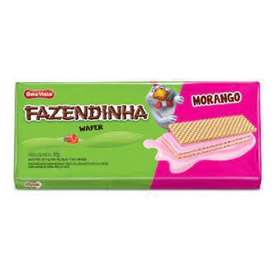 Wafer Fazendinha Morango 95g