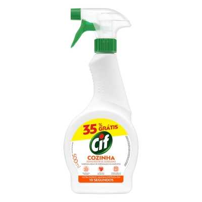 Limpador Cif Ultra Rápido Spray 500ml 30% Desconto
