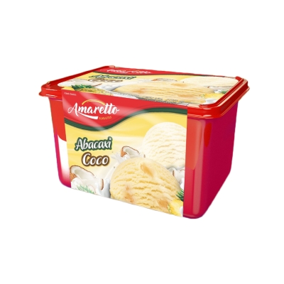 Sorvete Amaretto Abacaxi C/Coco 1,5l