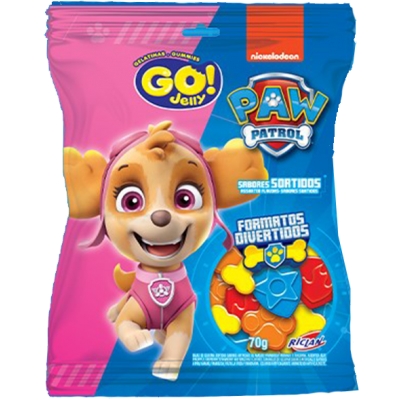 Bala Go Jelly Patrulha Canina 70g