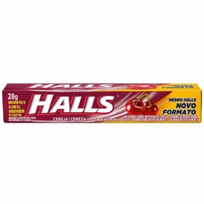 Bala Halls Cereja 28g