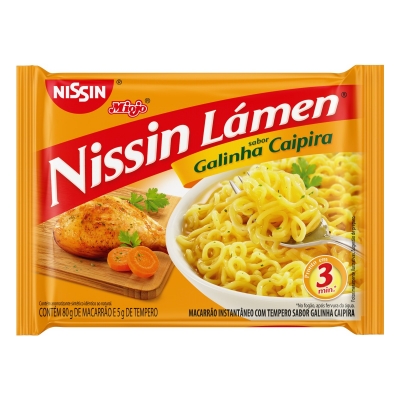 Miojo Nissin Lámen Galinha Caipira 85g