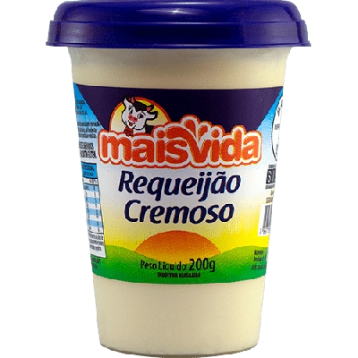 Requeijão Cremoso Mais Vida Tradicional 200g