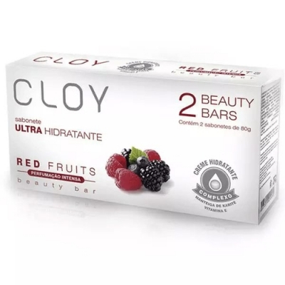 Sabonete Cloy Red Fruits 80g C/2