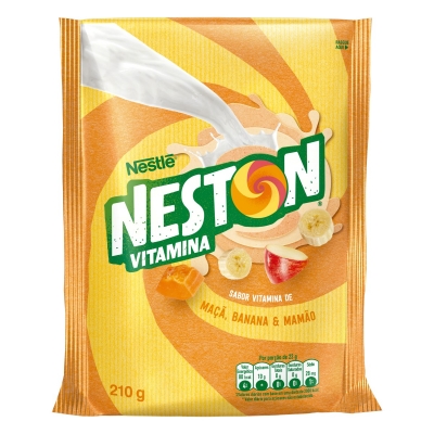 Neston Vitamina Mamão/Maçã/Banana/Cereais 210g