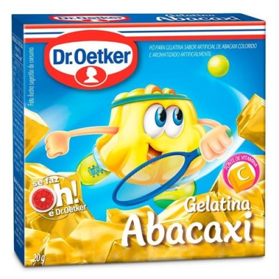 Gelatina Oetker Abacaxi 20g