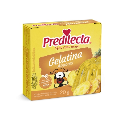 Gelatina Predilecta Abacaxi 20g