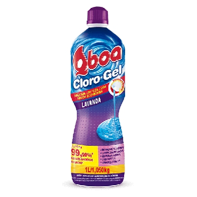 Cloro Gel Qboa Lavanda 1l