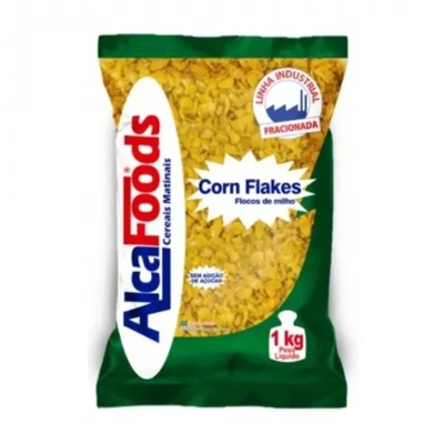 Cereal Matinal Alcafoods Família Corn Flakes 1kg