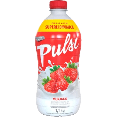 Bebida Láctea Pulsi Morango 1,1kg
