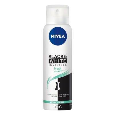 Desodorante Nivea Aerosol Invisible Black & White Fresh 150ml