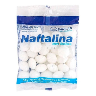 Naftalina em Bolas Sanilar 50g