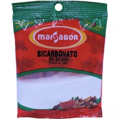 Bicarbonato de Sódio Mais Sabor 50g