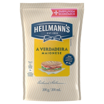 Maionese Hellmann's Tradicional Sachê 200g