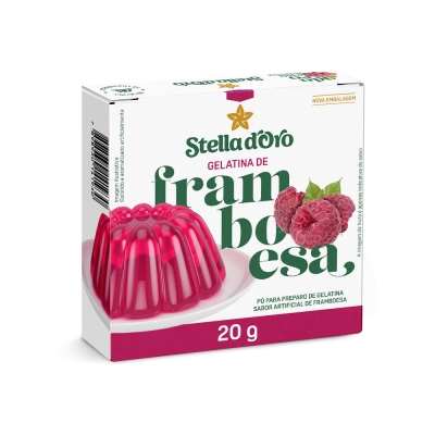 Gelatina Stella D'oro Framboesa 20g