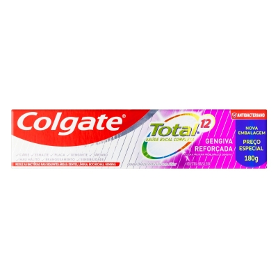 Creme Dental Colgate Total 12 Gengiva Reforçada Preço Especial 180g