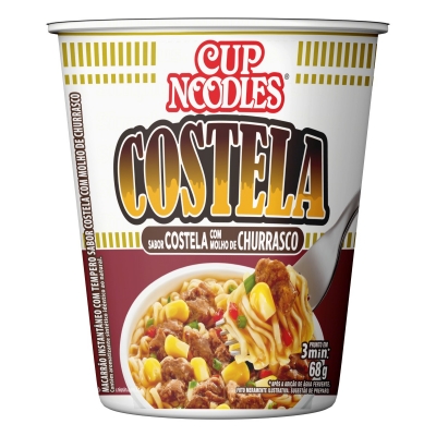 Miojo Cup Noodles Costela com Molho de Churrasco 68g