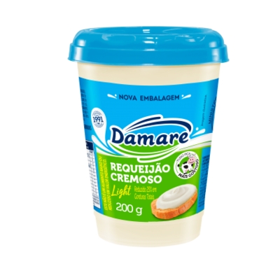 Requeijão Cremoso Damare Light 180g