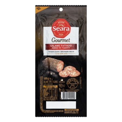 Salame Seara Borda de Pimenta Gourmet 100g