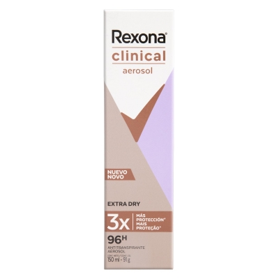 Desodorante Rexona Clinical Aerosol Extra Dry 150ml