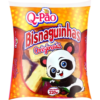 Bisnaguinha Q Pão Originais 220g