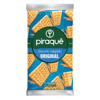 Biscoito Piraquê Original Salgado 138g