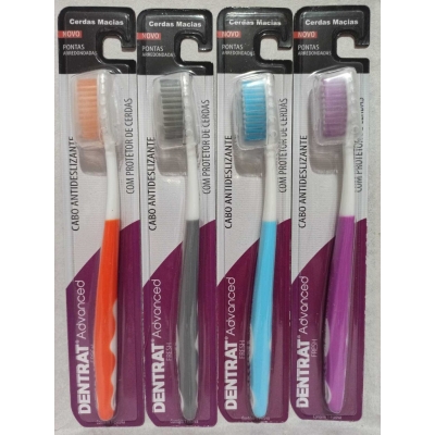 Escova Dental Dentrat Advanced Macia C/Protetor