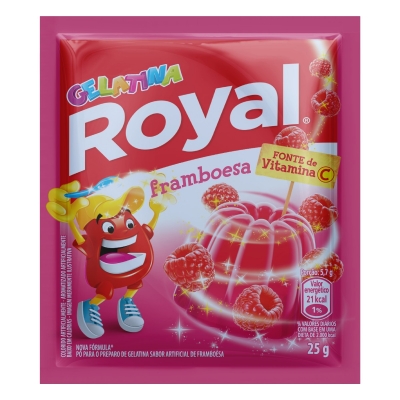 Gelatina Royal Framboesa 25g