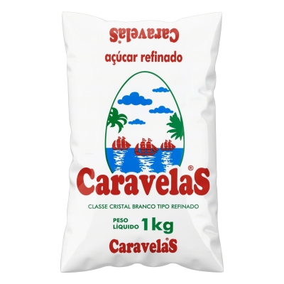 Açúcar Refinado Caravelas 1kg