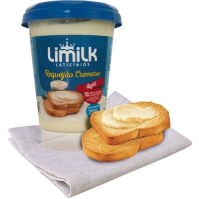 Requeijão Cremoso Limilk Light 200g