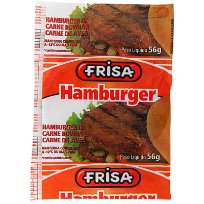 Hambúrguer Frisa Bovino 56g