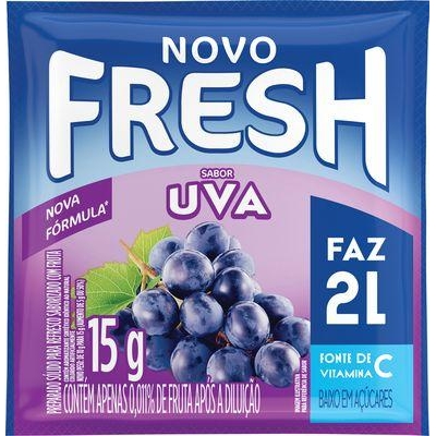 Refresco em Pó Fresh Uva 15g