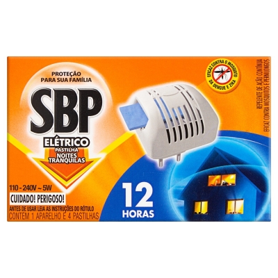 Aparelho SBP Elétrico 12hs + 4 Pastilhas