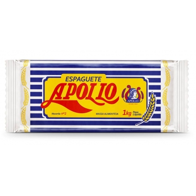 Macarrão Espaguete Apollo N°2 1kg