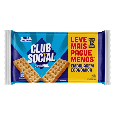 Biscoito Club Social Original 288g