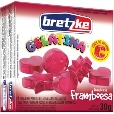 Gelatina Bretzke Framboesa 30g