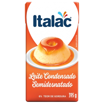 Leite Condensado Italac Semidesnatado 395g