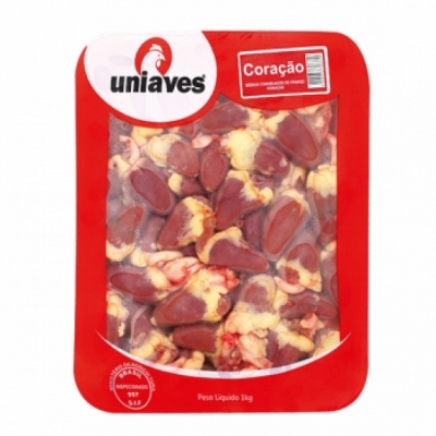 Coração de Frango Uniaves Bandeja 1kg