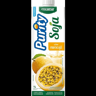 Bebida de Soja Purity Maracujá 1l