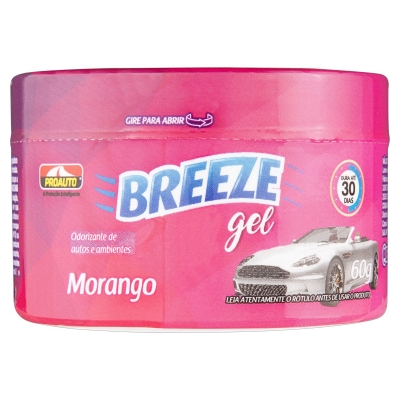 Odorizador Gel Proauto Morango 60g