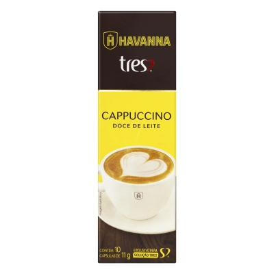 Cápsula Tres Cappuccino Doce de Leite 110g