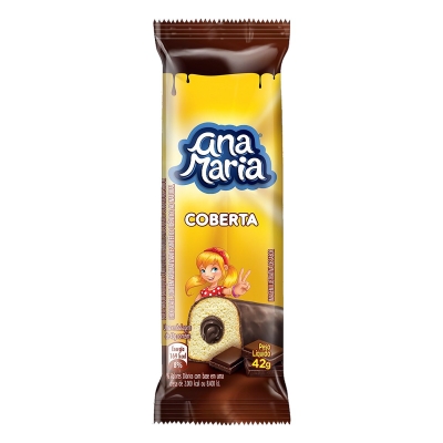 Bolo Ana Maria Cobertura Chocolate 42g