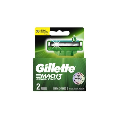 Carga Gillette Mach3 Sensitive C/2