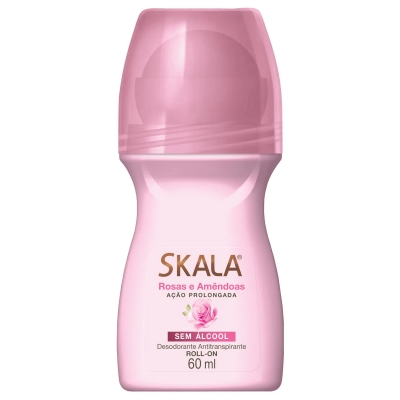 Desodorante Skala Roll On Rosas/Amêndoas 60ml