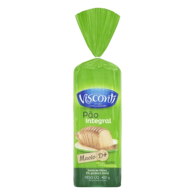 Pão Visconti Integral 400g