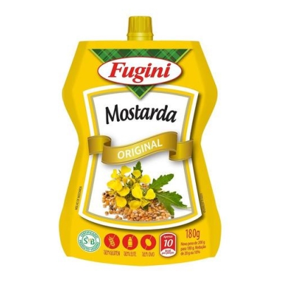 Mostarda Fugini Bico Dosador Sachê 180g