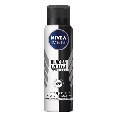 Desodorante Nivea Aerosol Men Invisible Black & White 150ml